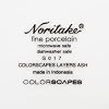 Noritake Colorscapes Layers Ash 4-Piece Square Place Setting, Service for 1