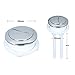 Dual Flush Toilet Water Tank Push Buttons - Quality Bathroom Accessories for One-Piece and Two-Piece Toilets,1pc(58MM)