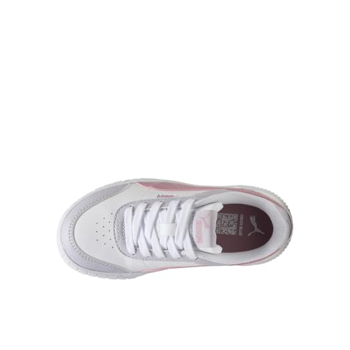 Image of PUMA Kids Girls Carina Mia Lace Up Sneakers Shoes Casual - White