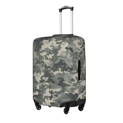 Digital Camo Print Protective Suitcase Cover Washable Travel Luggage Protector with Concealed Zipper2