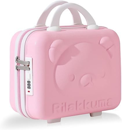 Economical Store Hard Shell Vanity Cases for Women Portable Water Proof Cosmetic Travel Case, Toiletry Case with Zipper Cosmetic Bag, Hand Luggage Cosmetic case with Lock Vanity Bag for Girls-image-7