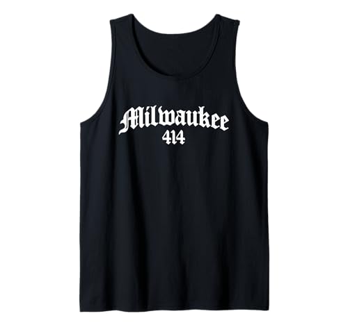 Milwaukee 414 Area Code Camiseta sin Mangas