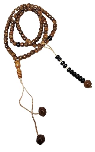 Contas de oração muçulmana AMN-453 Islã Tasbih 99 rosário de madeira Zikre Misbaha contas religião i