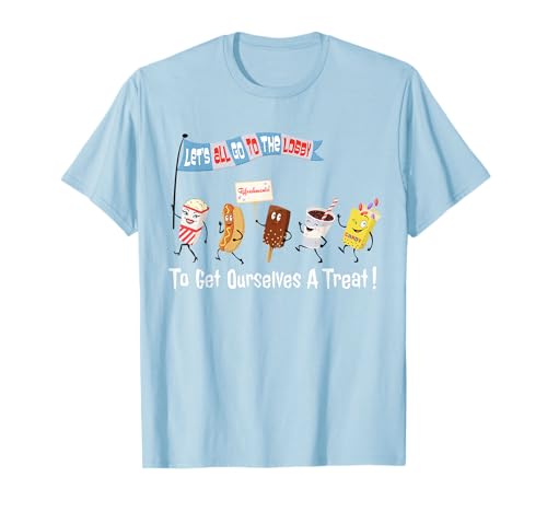 Let’s All Go to The Lobby Treat Retro Style tee Movie Funny T-Shirt