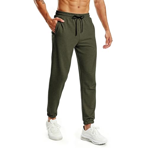 Rane Sports Pantalones de chándal para Hombre Ligeros Transpirables y elásticos Ideales para Fitness Correr y Ocio.