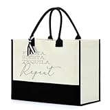 FORBIDDEN PAPER Tequila Tote Bag - Mexican Gifts for Bride, Bridesmaids & Friends - Sister & Birthday Gift - Travel & Christmas Shopping Bag