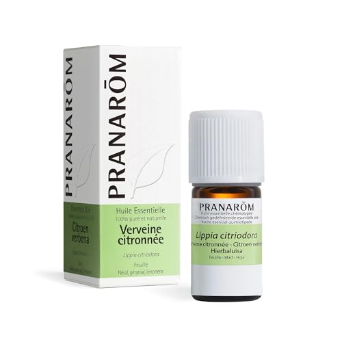 Pranarôm Verveine Citronnée Huile Essentielle Lippia citriodora Feuille HECT 5 ml