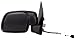 Fit System Passenger Side Mirror for Ford Excursion, w/o Signal, Black, Foldaway, Heated Power