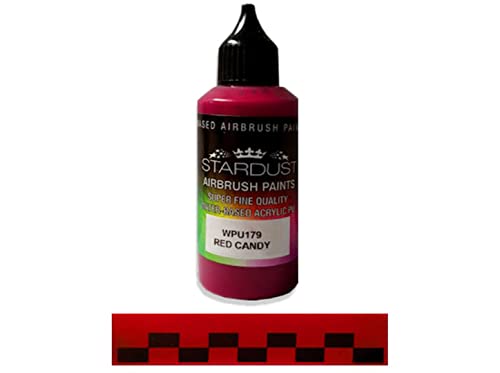 Stardust WPU179 Airbrush PU 1K RC CANDY Color RED 60ml