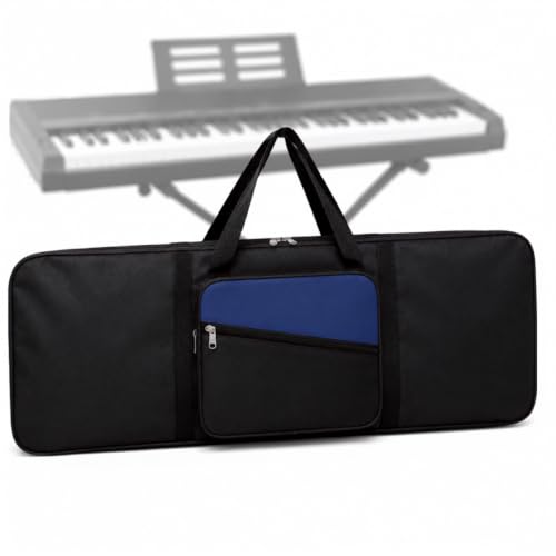 Image of IMAGINEA 40 Inch Piano Bag for 61 Keys Electronic Keyboard - Compatible with Yamaha PSR-F52, F51, E263 & Casio CTK2550, CTK3500, CT-S200, CT-S300, Portable Storage Bag (Black)