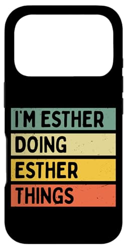 I'm Esther Doing Esther Things �ʔ������� �X�}�z�P�[�X iPhone 17 Pro �p