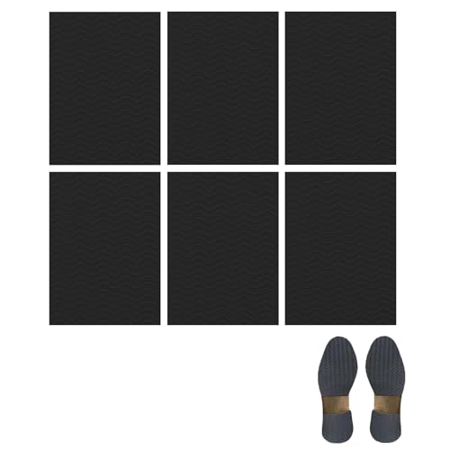 6 Pièces Semelles Antidérapantes en Caoutchouc, Patin Antiderapant Chaussure, Réduction du Bruit, Compatibles Toutes Pointures, Applicables à Divers Types...