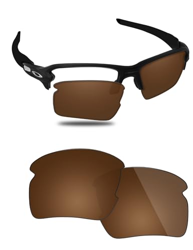 Image of Fiskr Polarized Lens Replacement Compatible with Oakley Flak 2.0 XL OO9188 Sunglass, Impact Resistant & Perfect Fit