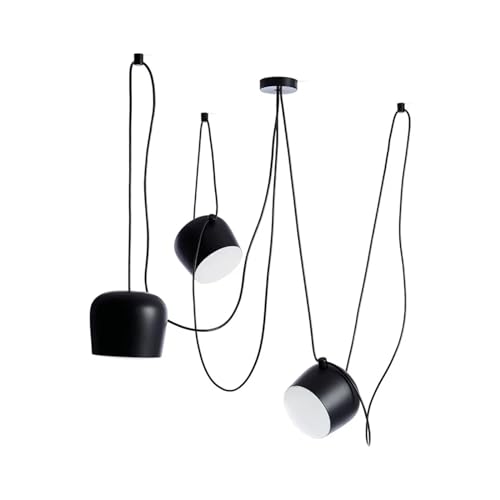 MZQSWSZW Lampadario Nordico a 3 Teste E27, Lampada a Sospensione Moderna per Sala da Pranzo, Bar, Camera da Letto, Ristorante, Cucina, Illuminazione, lampade