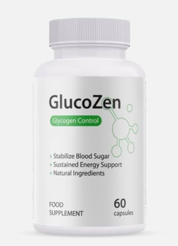 Glucozen Glycogen Control Support - 60 Vegan Capsules - All Natural- New & Sealed