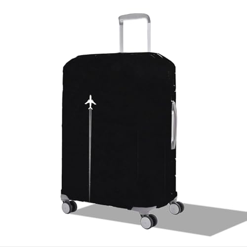 Image of WanderWraps Spendex Polyester Protective Luggage Cover | Hard Luggage Trolley Bag Cover | Washable | Dust Proof | Stretchable | M - 24 inch |||| AstroJet