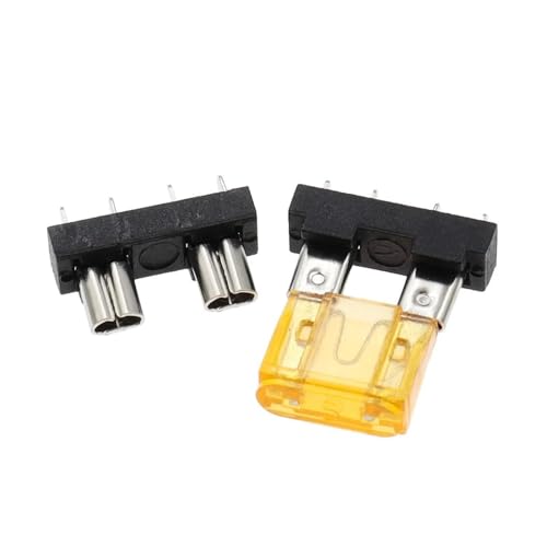 10 unidades Portafusibles para auto Tipo clip de inserción, estándar micro pequeño para automóvil y barco 32V miniatura 1