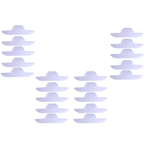 EXCEART 20Pcs Almofadas de Suor Nas Axilas Adesivo Antitranspirante de Axila Almofadas de PrevenÃ§Ã£