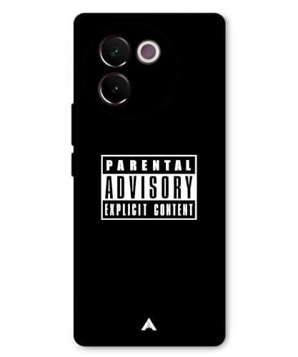 Image of Premium Explicit Case for Vivo v30 Soft-Touch Metal TPU Back Cover, Shockproof, Designer, Aesthetic Mobile Phone Case (Glossy Finish)