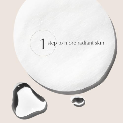 EXUVIANCE Gentle Daily Exfoliating Face Pads with PHA, Vitamin C and E Antioxidants, Green Tea and Cucumber Extracts, 60 pads