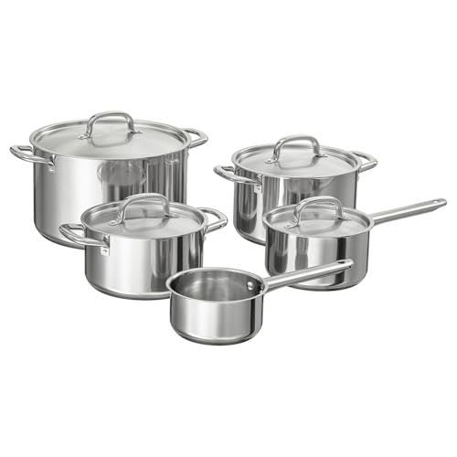 IKEA 365 9 Piece Cookware Set Stainless Steel 57 cmx 32 cmx 29 cm