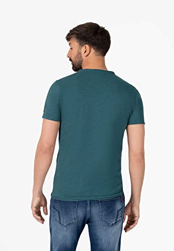 Timezone Ripped Basic T-Shirt, Atlantik Blue, S