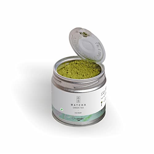 Image of Chymey Japanese Matcha Green Tea Powder | 30 Grams | Culinary Grade | 100% Pure & Authentic