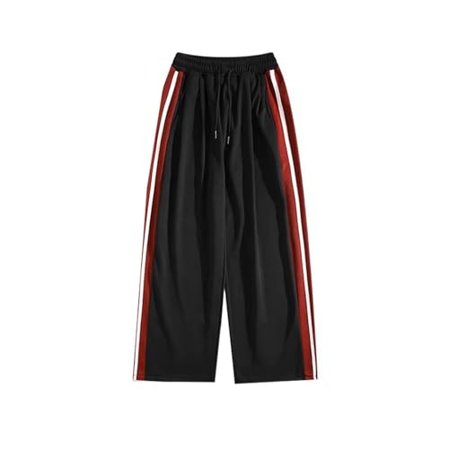 MORISTE Men's Trouser Patchwork Casual American high-Waist Sport Pants for Men