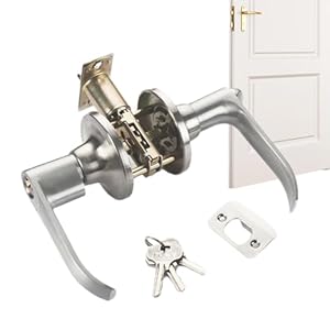Door Lever Lock with Three-Post, Th...