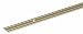 Produktbild Alberts 491390 Übergangsprofil | gebohrt | Aluminium, sandfarbig eloxiert | 900 x 38 mm