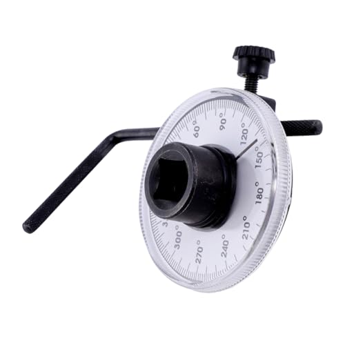 IWOWHERO Automotive Torque Angle Gauge 360° Flexibility Easy Reset and Sturdy Chrome Vanadium Steel Construction