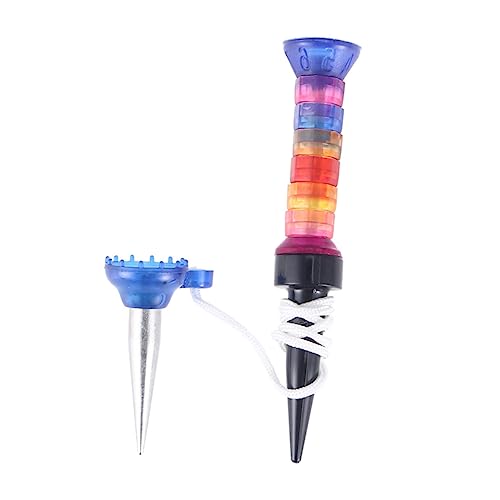 LIOOBO Flexible Golf Spikes Tee Aid Eco-Friendly and Reusable Tee for for Training Random Color