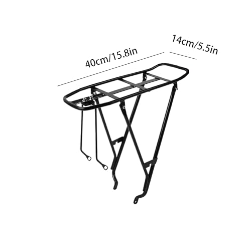 Soporte estable para asiento de bicicleta que evita el movimiento de alforjas traseras 6