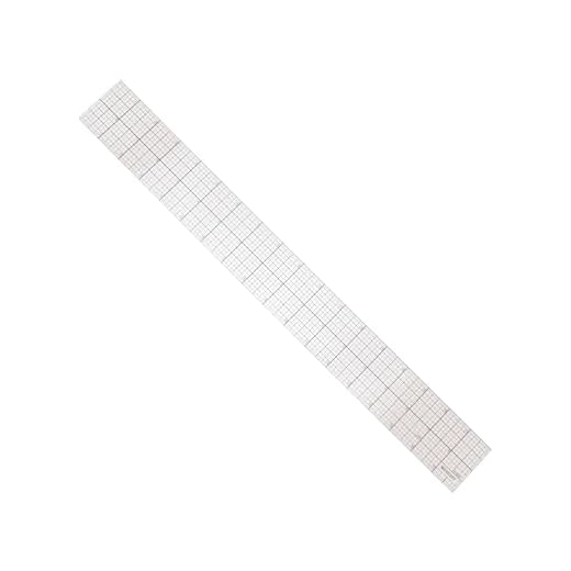 Westcott Beveled Graph Ruler, 2 x 18", Transparent (B-85B)