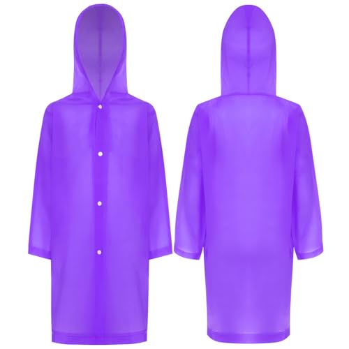 YiZYiF Children Rain Jacket Waterproof Rain Poncho for Girls Boys Rain Cape for School Outdoor