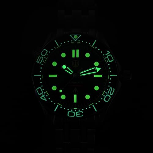 Image of watchdives NH35 Automatic Watches, WD007ST NTTD Dive Watch 39mm Domed Sapphire Crystal Wristwatch 200m Waterproof Watch for Men