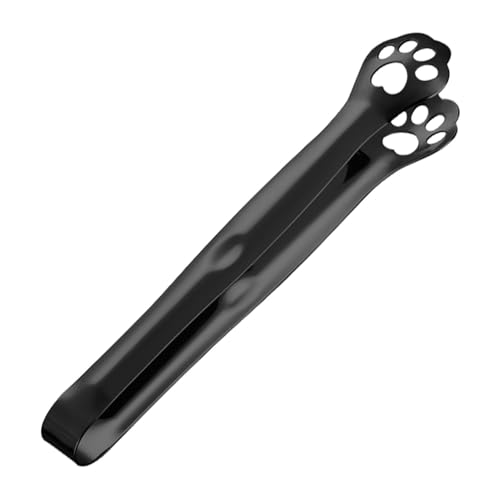 Pinces De Cuisine - Barbecue En Acier De 6,89 Pouces Spring Kawaii | Ressort De Gril | Pinces À Salade En Forme De Patte De Chat, Conception Antidérapante Pour Hamburgers, Buffets, Aliments Frits