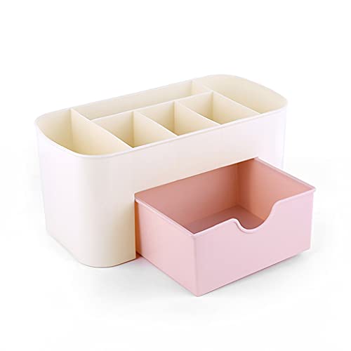 DYXYH 1pc 3 Couleurs Portables de Bureau boîte de Rangement en Plastique Ciseaux de Ciseaux d'organisateur Bijoux Ongles Vernis Stylo pin pinceaux kit Outil de conteneur (Color : Pink)
