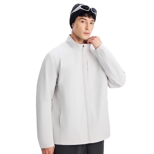 TYSON WOLF Men's Rain Jacket Waterproof Lightweight Rain Shell Raincoat for Golf Hiking Travel Cycling Windbreakers — view 2