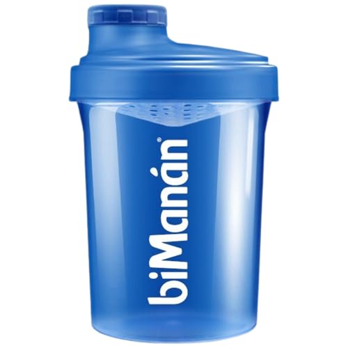 BIMANAN Shaker 500 ml - Mezclador de Batidos con Colador Integrado; Fácil de Usar; Óptimo para Batidos Sin Grumos