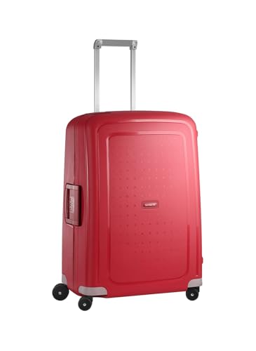 Samsonite S'Cure - Spinner M Valise, M (69 cm), 79 L, Rouge (Crimson Red)