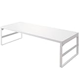 リヒトラブ 机上台 幅590mm・ハイタイプ 白 A-7333-0 【まとめ買い3台セット】