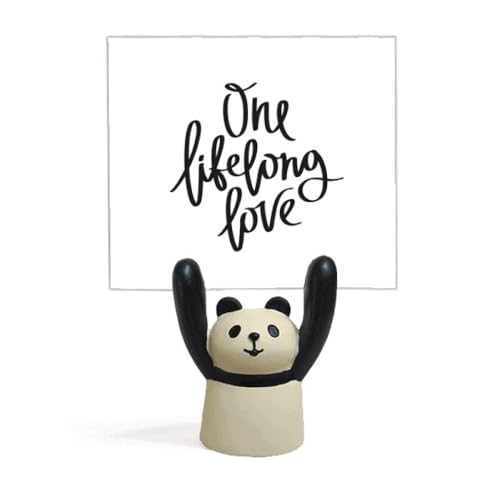 Art déco support pour mémo Lifelong panda haut de gamme citation d'amour d'exception