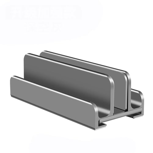 Support stockage vertical ordinateur portable anti encombrement pour bureau
