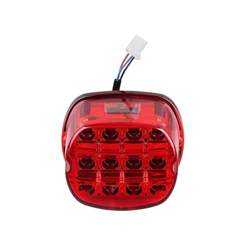 Feu arrière moto LED de freinage optique rouge pour Fat Boy Ultra Dyna