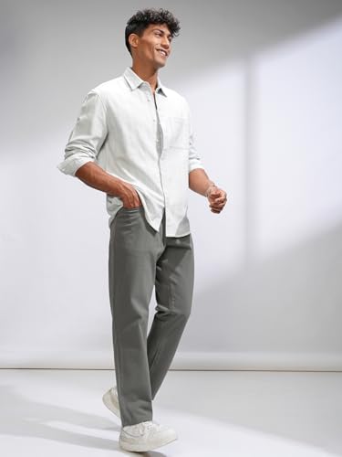 Image of Highlander Men's Casual Trousers| Relaxed Fit | Perfect for Casual Outings,Travel & Work Wear