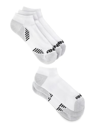 AND-1 Men's Pro Platinum Low Cut Socks, 6-Pack Mens Shoe Size 6-123