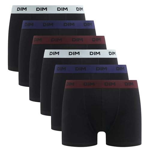 Dim Boxer Homme Mix and Colors Coton Stretch Confort x6