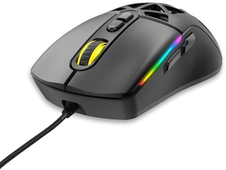Claw's Nexus X1 12800 Dpi Makro Yazılımlı & Değiştirilebilir Kapaklı RGB Gaming Mouse - Siyah - Görsel 7