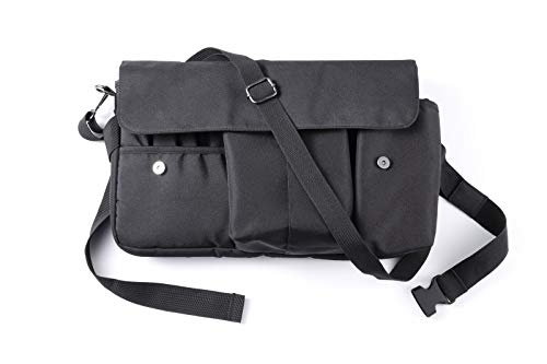 Rownyeon Trousse de Maquillage Professionnelle Portable avec Sangle de Ceinture réglable pour Artiste (pinceaux Non Inclus), F001, 1 Count (Pack of 1), Moderne